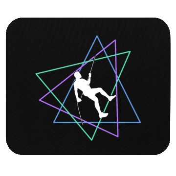 Discover Geometric Rock Climber Mouse Pads