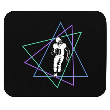 Discover Geometric American Football Player Mouse Pads