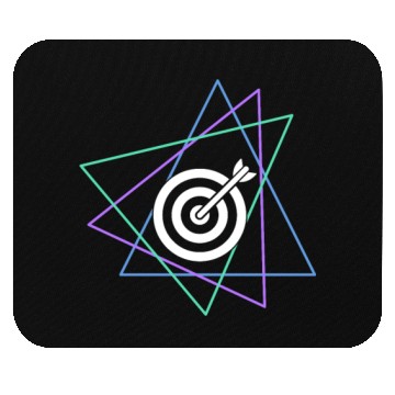 Discover Geometric Bullseye Target Mouse Pads