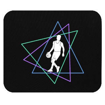 Discover Geometric Basketball Dribble Mouse Pads