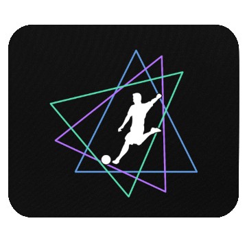 Discover Geometric Soccer Player Mouse Pads