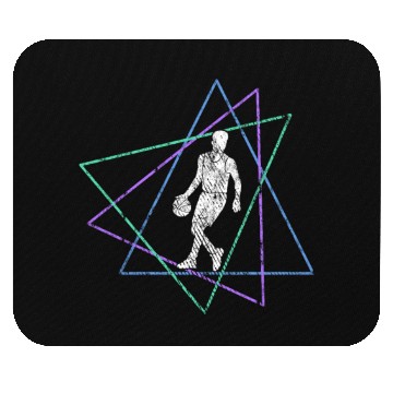 Discover Geometric Basketball Dribble Mouse Pads