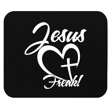 Discover Jesus Freak Love Jesus Christian Christmas Mouse Pads