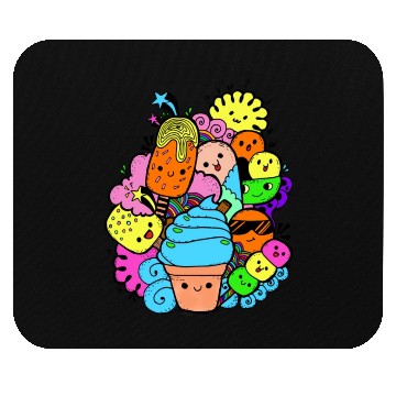 Discover Multi Colorful Sweet Gang Mouse Pads