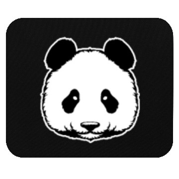 Discover Panda Logo Emblem Panda Bear Friend Giant Panda Mouse Pads