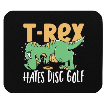 Discover T-Rex Hates Disc Golf T Rex Dinosaur Mouse Pads