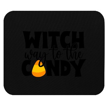 Discover Witch Way To The Candy Mouse Pads