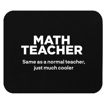 Discover Math Teacher Mouse Pads