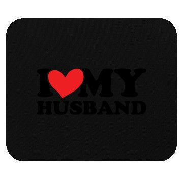 Discover I Love My Husband Mouse Pads