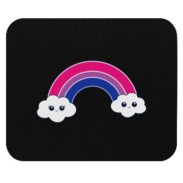 Discover bi rainbow bisexual pride lgbtq kawaii csd Mouse Pads