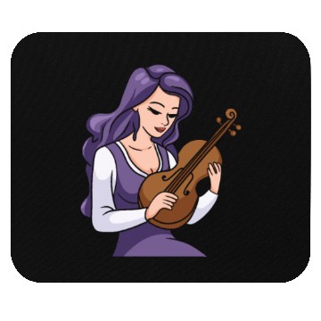 Discover Violin Violinist Mouse Pads