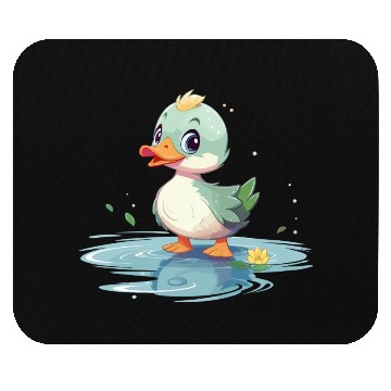 Discover Green Duck Mouse Pads