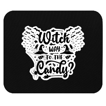 Discover Witch Candy Mouse Pads
