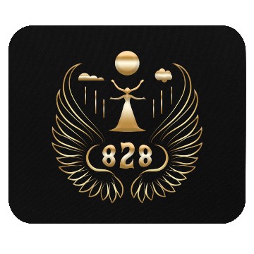 Discover 828 Positive Energy Angel Number Mouse Pads