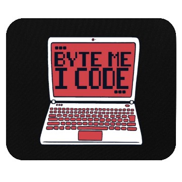 Discover Byte Me I Code Coder Engineer Full Stack Software Mouse Pads