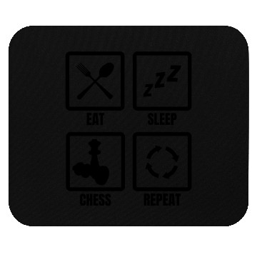 Discover Chess Player Daily Routine Mouse Pads