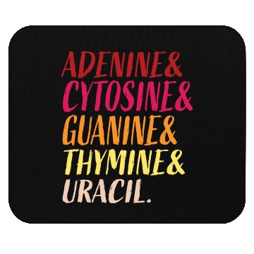 Discover Nucleobases Biology Teacher DNA Biologist Mouse Pads