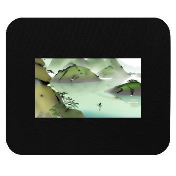 Discover The Swimming dolphin Mouse Pads