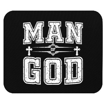 Discover Man Of God Love Jesus Christian Christmas Mouse Pads