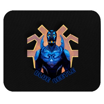 Discover Blue Beetle Mouse Pads