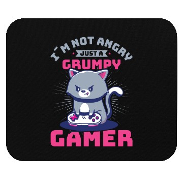 Discover Gaming, Gaming, Video Game, Grumpy Cat Gamer Mouse Pads