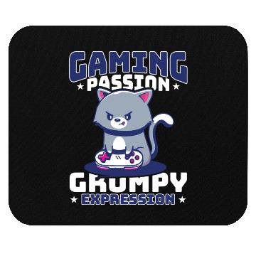 Discover Gaming, Gaming, Video Game, Grumpy Cat Gamer Mouse Pads