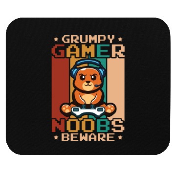 Discover Gaming, Gaming, Video Game, Grumpy Cat Gamer Mouse Pads