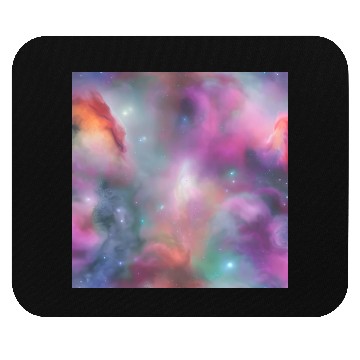 Discover Galaxy nebula abstract design Mouse Pads