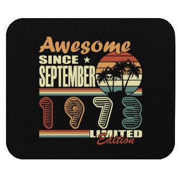 Discover september 1973 Anniversary september 1973 septembe Mouse Pads
