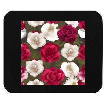 Discover Flower floral design Mouse Pads