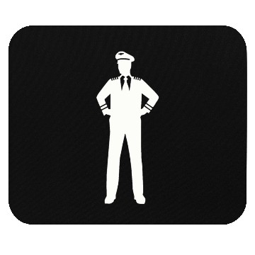 Discover Airline captain Mouse Pads