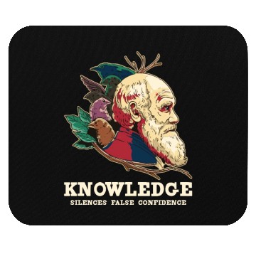 Discover Charles Darwin ATHEIST ATHEISM ANTI RELIGION Mouse Pads