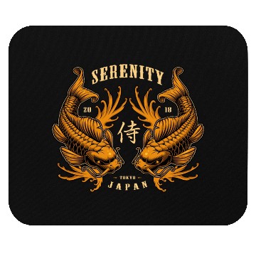 Discover Double Pisces Serenity Koi Mouse Pads