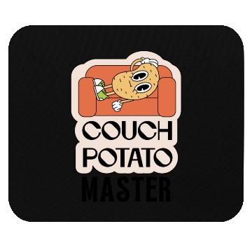 Discover Couch Potato Master... Humor Mouse Pads