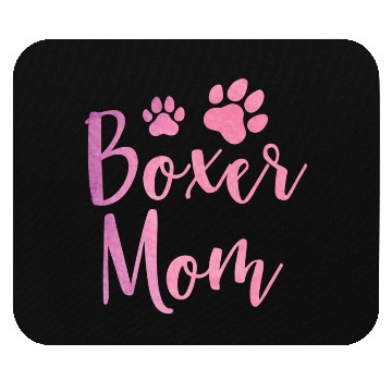 Discover Boxer Mom Cute Boxer Lover Dog Owner Mouse Pads