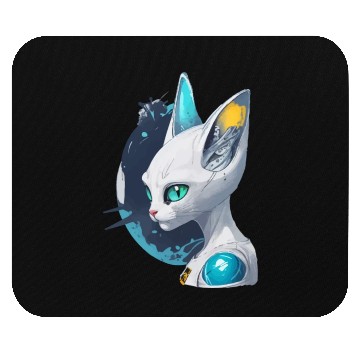 Discover Alien kitten Mouse Pads
