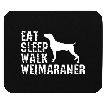 Discover Eat Sleep Walk Weimaraner Mouse Pads