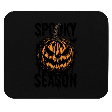 Discover Halloween Jack O Lantern Spooky Season Mouse Pads