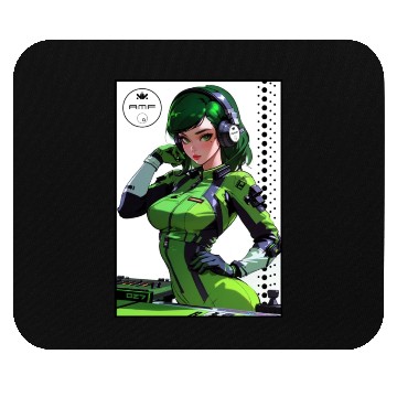 Discover Sexy DJ Pin Up 004 Mouse Pads