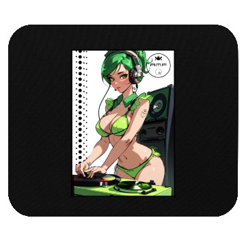 Discover Sexy DJ Pin Up 009 Mouse Pads