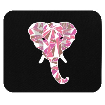 Discover pink elephant Mouse Pads