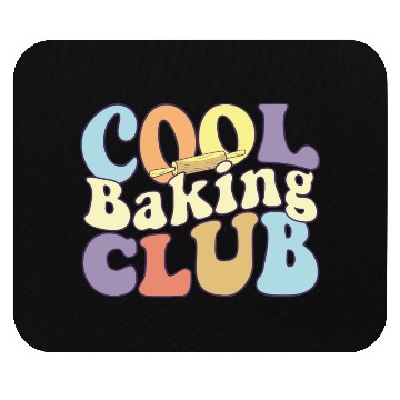 Discover Cool Baking Club Baker Team Pastry Chef Squad Mouse Pads