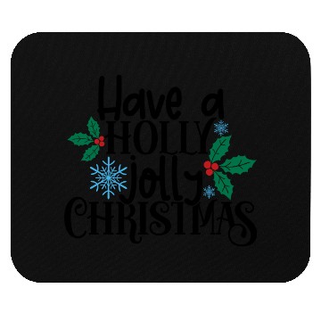 Discover Holly Jolly Christmas Mouse Pads