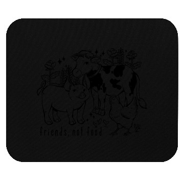 Discover Friends Not Food Mouse Pads
