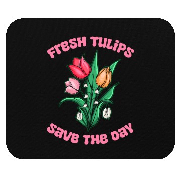 Discover Tulip Gardening Cute Mouse Pads