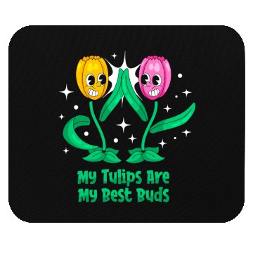 Discover Tulip Gardening Cute Mouse Pads