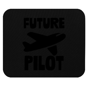 Discover Future pilot white Mouse Pads