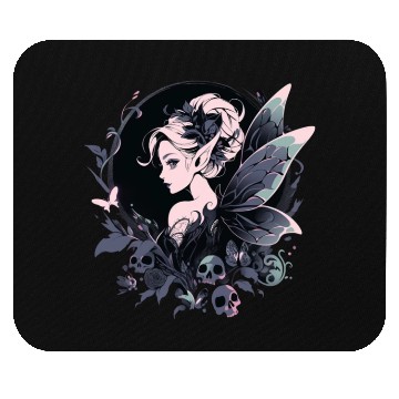 Discover Pastel Goth Dark Fairy Mouse Pads