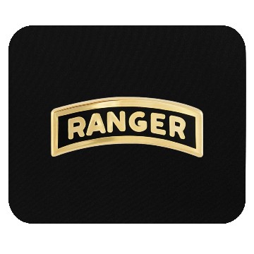 Discover us army ranger tab enameled Mouse Pads
