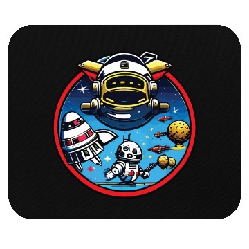 Discover Space War Mouse Pads